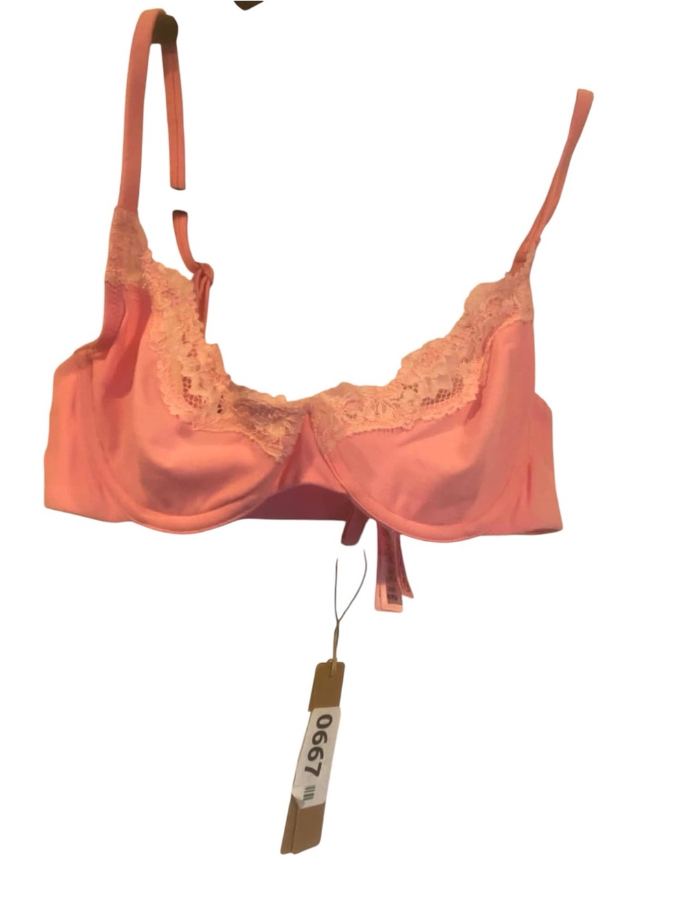 NWT Skims Fits Everybody Lace Demi Bra Size 34B BUBBLEGUM TONAL